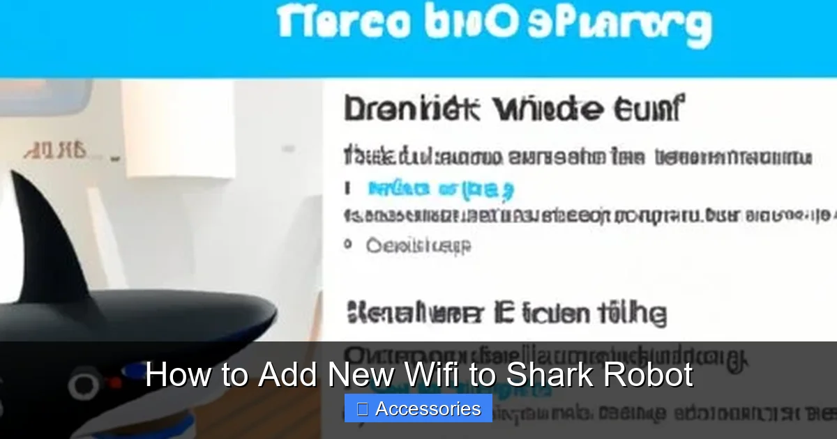 How to Add New Wifi to Shark Robot