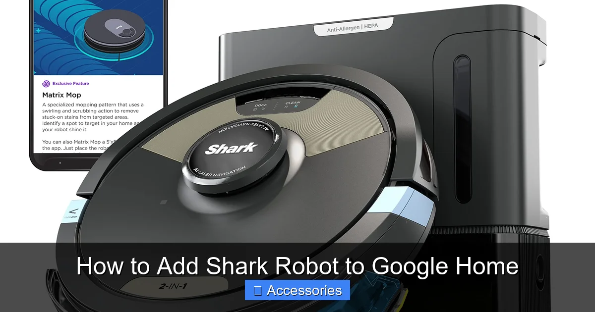 How to Add Shark Robot to Google Home