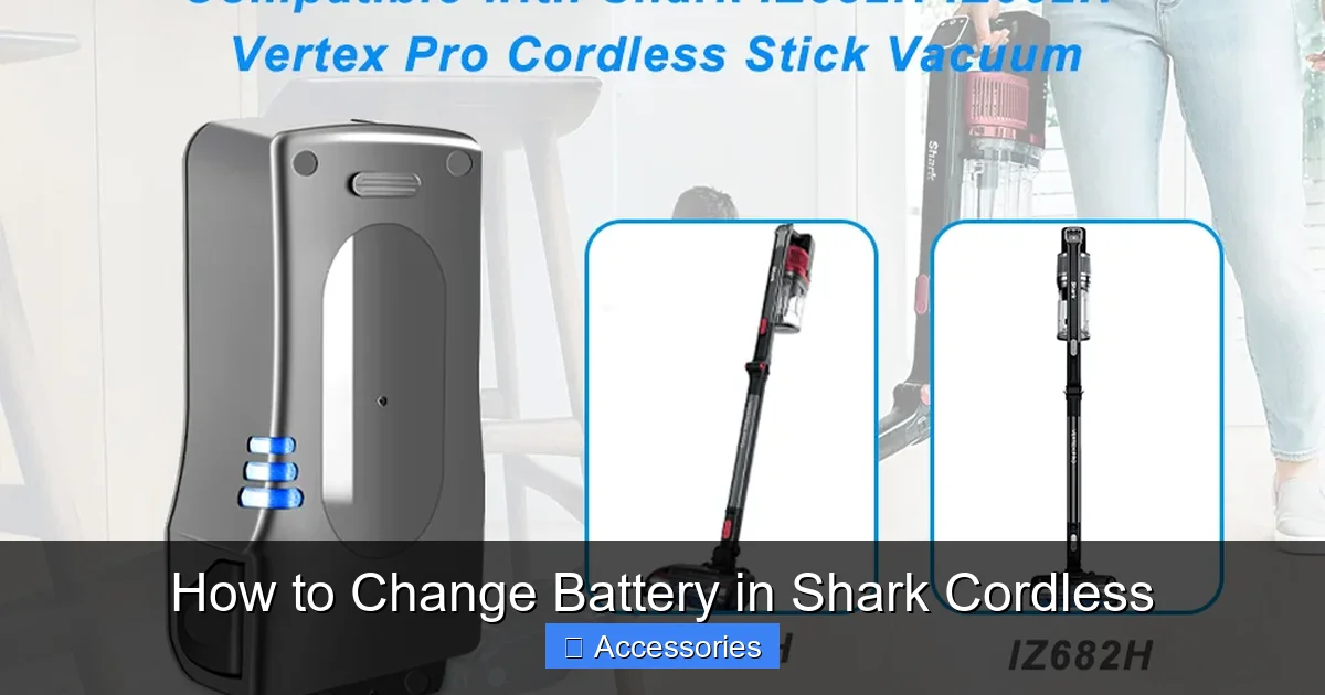 How to Change Battery in Shark Cordless