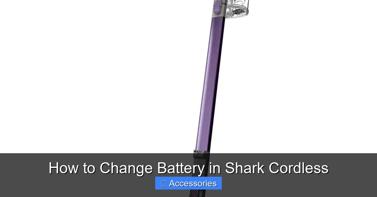 How to Change Battery in Shark Cordless