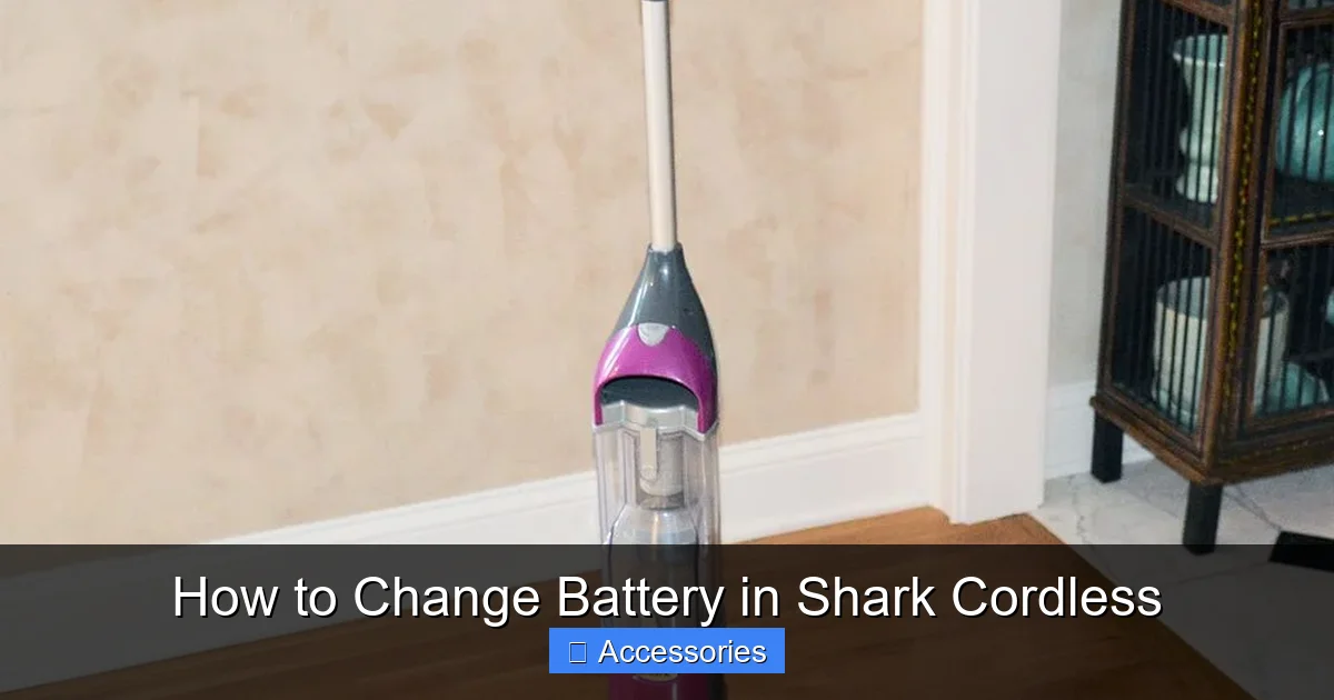 How to Change Battery in Shark Cordless