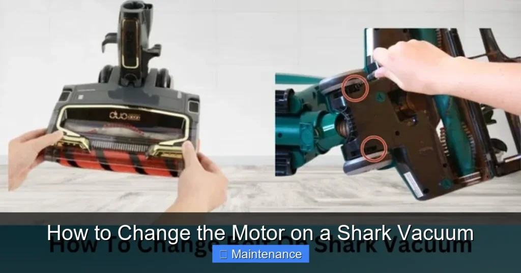 How to Change the Motor on a Shark Vacuum
