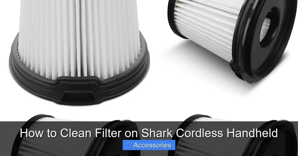 How to Clean Filter on Shark Cordless Handheld