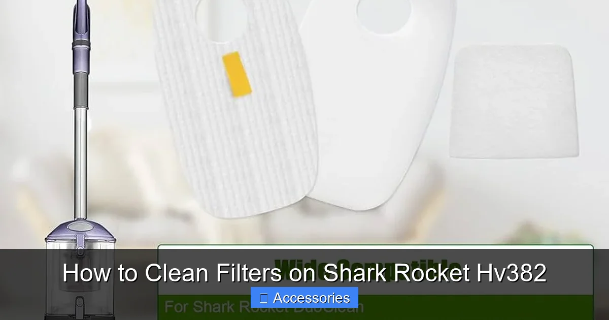 How to Clean Filters on Shark Rocket Hv382