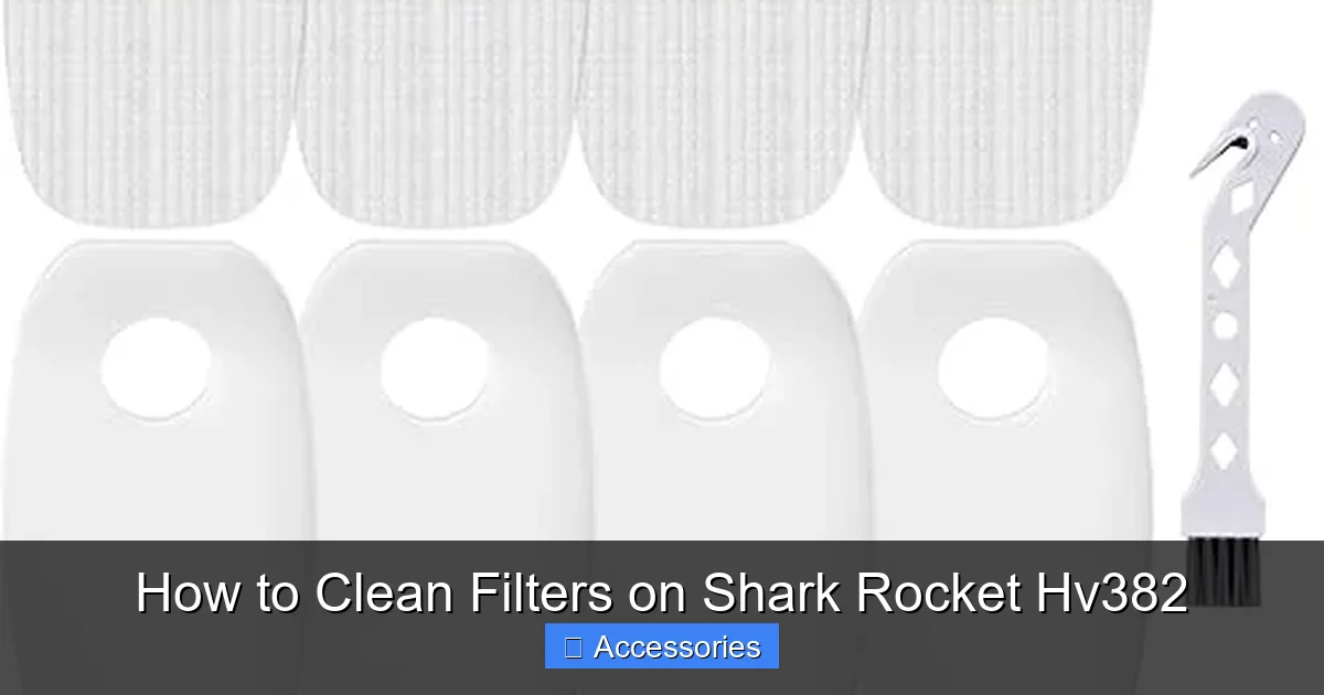 How to Clean Filters on Shark Rocket Hv382