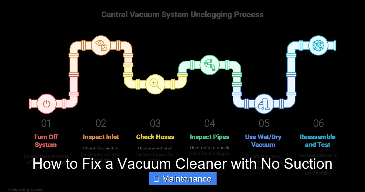 How to Fix a Vacuum Cleaner with No Suction