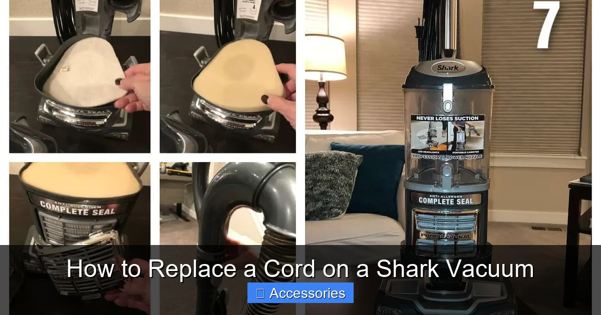 How to Replace a Cord on a Shark Vacuum