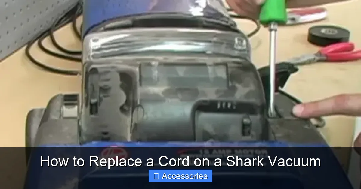 How to Replace a Cord on a Shark Vacuum