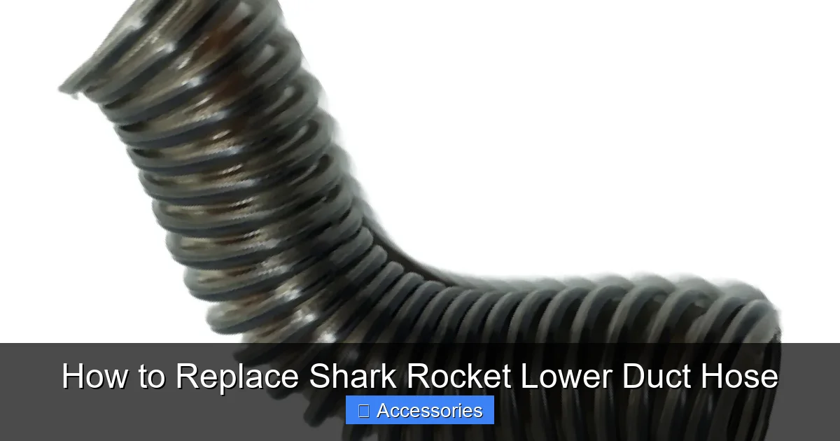 How to Replace Shark Rocket Lower Duct Hose