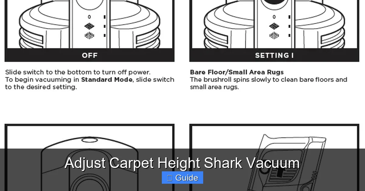 Adjust Carpet Height Shark Vacuum