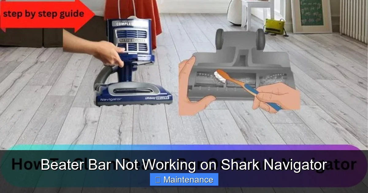 Beater Bar Not Working on Shark Navigator