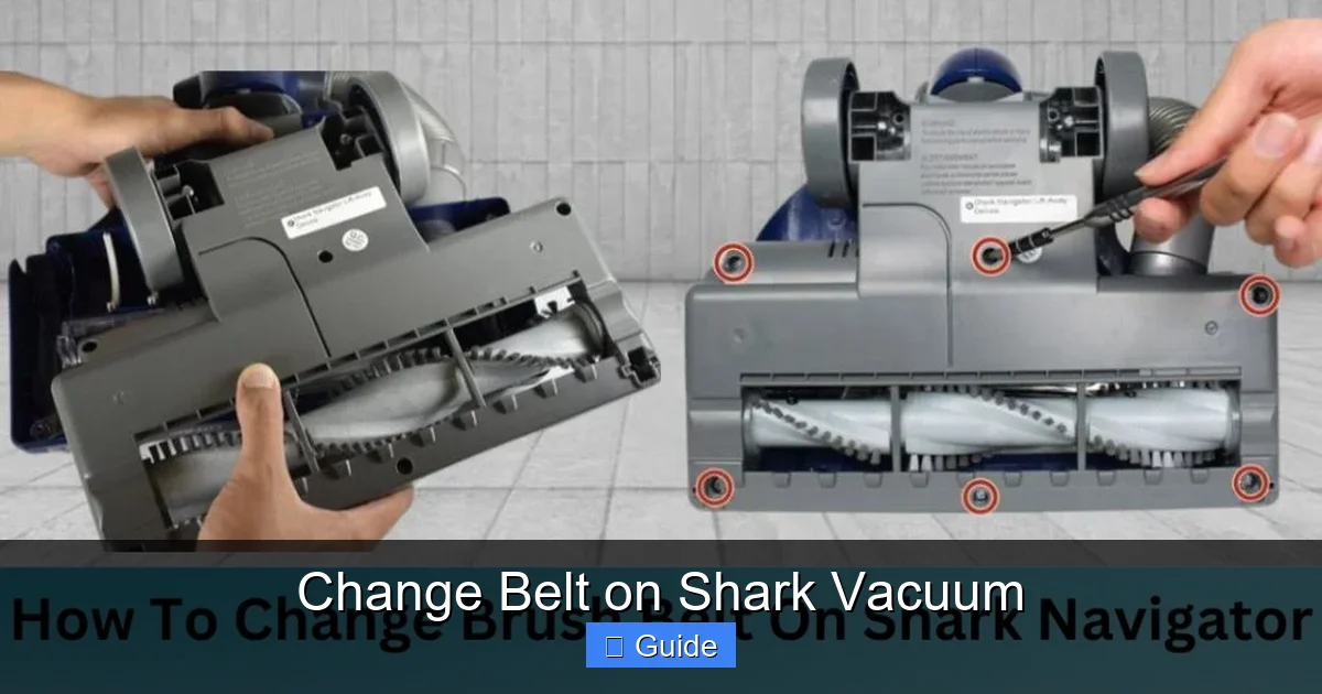 Change Belt on Shark Vacuum