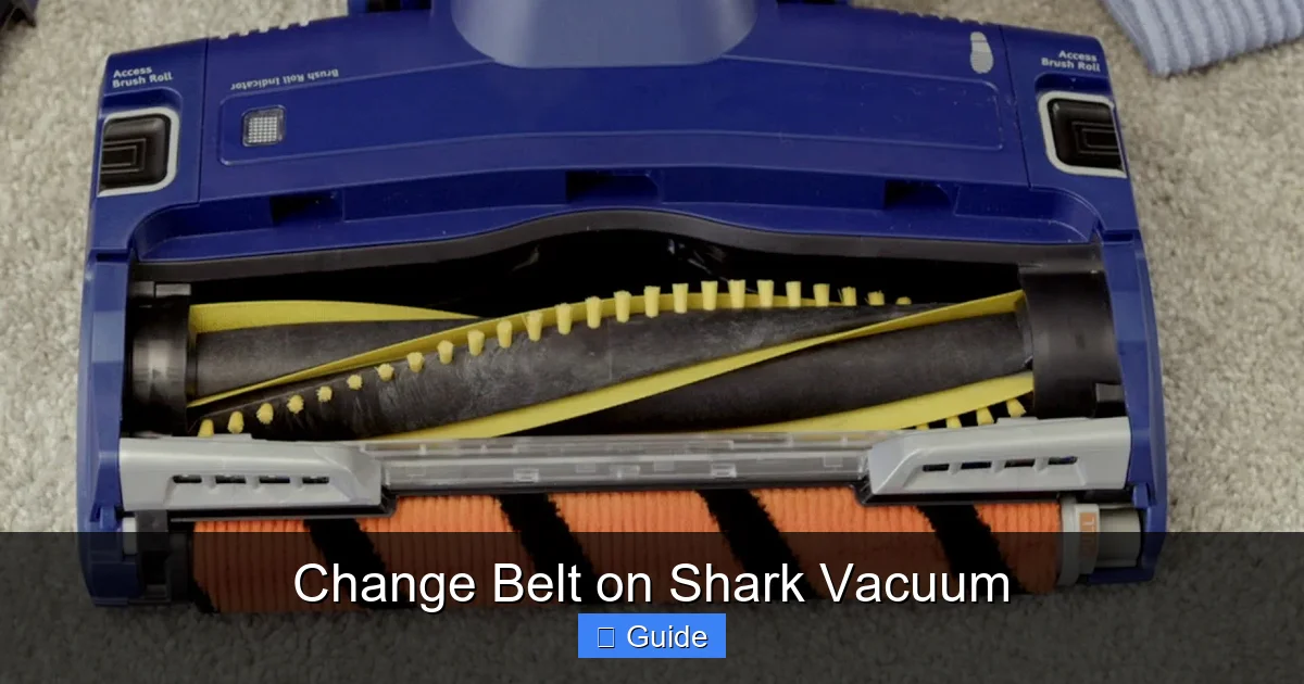 Change Belt on Shark Vacuum