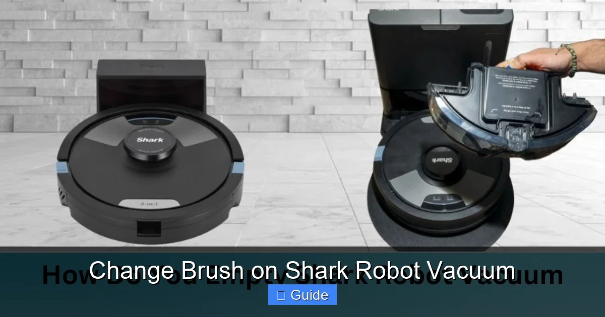 Change Brush on Shark Robot Vacuum