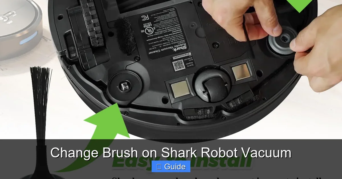 Change Brush on Shark Robot Vacuum