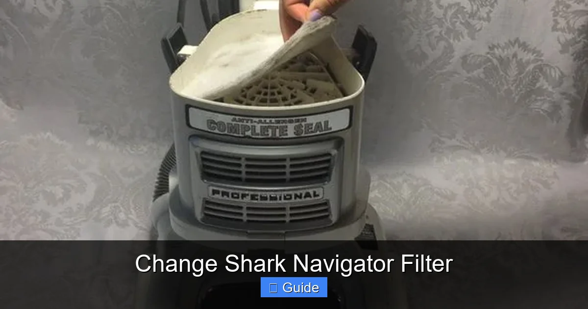 Change Shark Navigator Filter