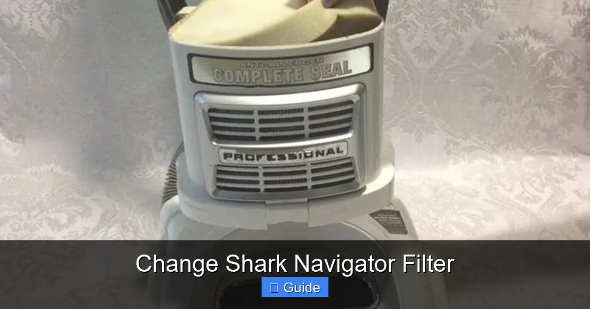 Change Shark Navigator Filter