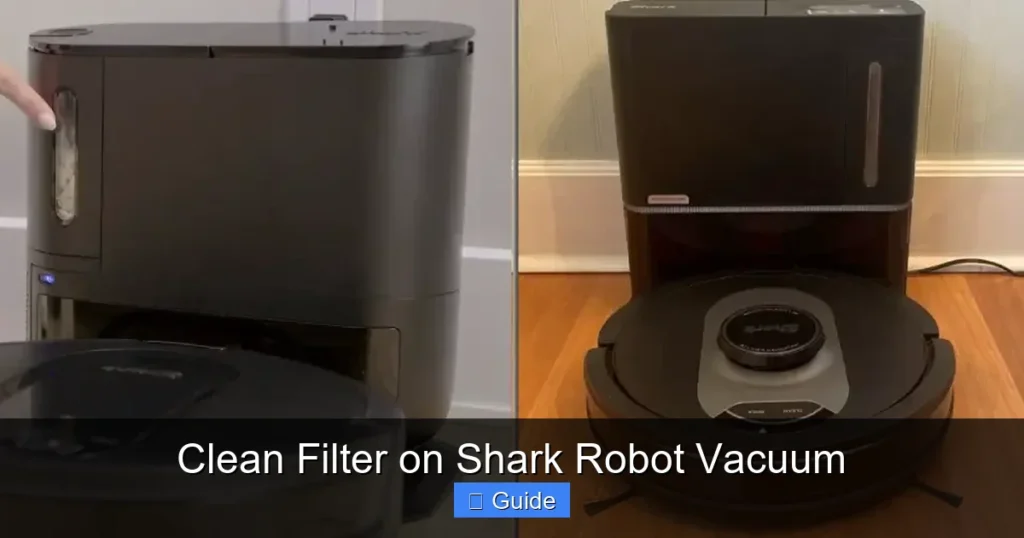 Clean Filter on Shark Robot Vacuum