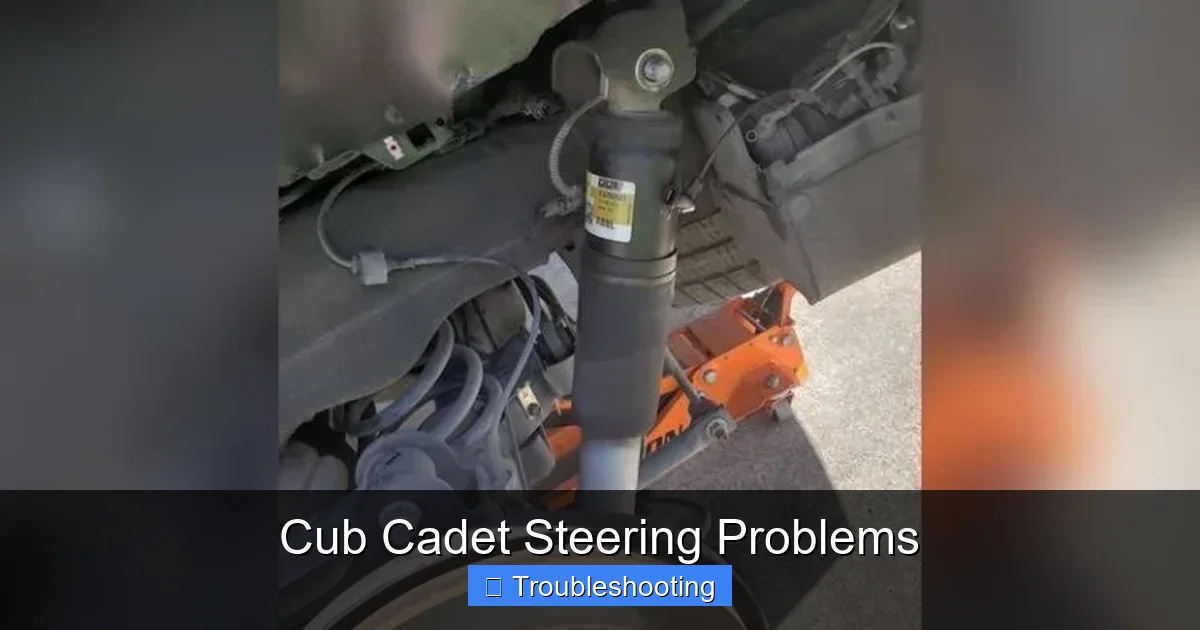 Cub Cadet Steering Problems