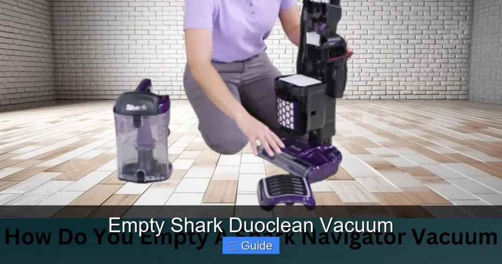 Empty Shark Duoclean Vacuum
