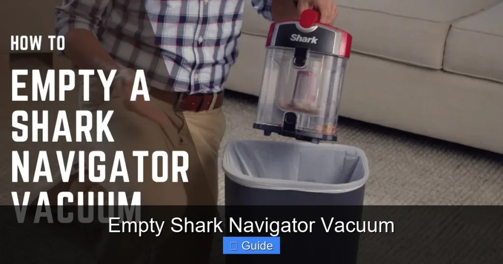 Empty Shark Navigator Vacuum