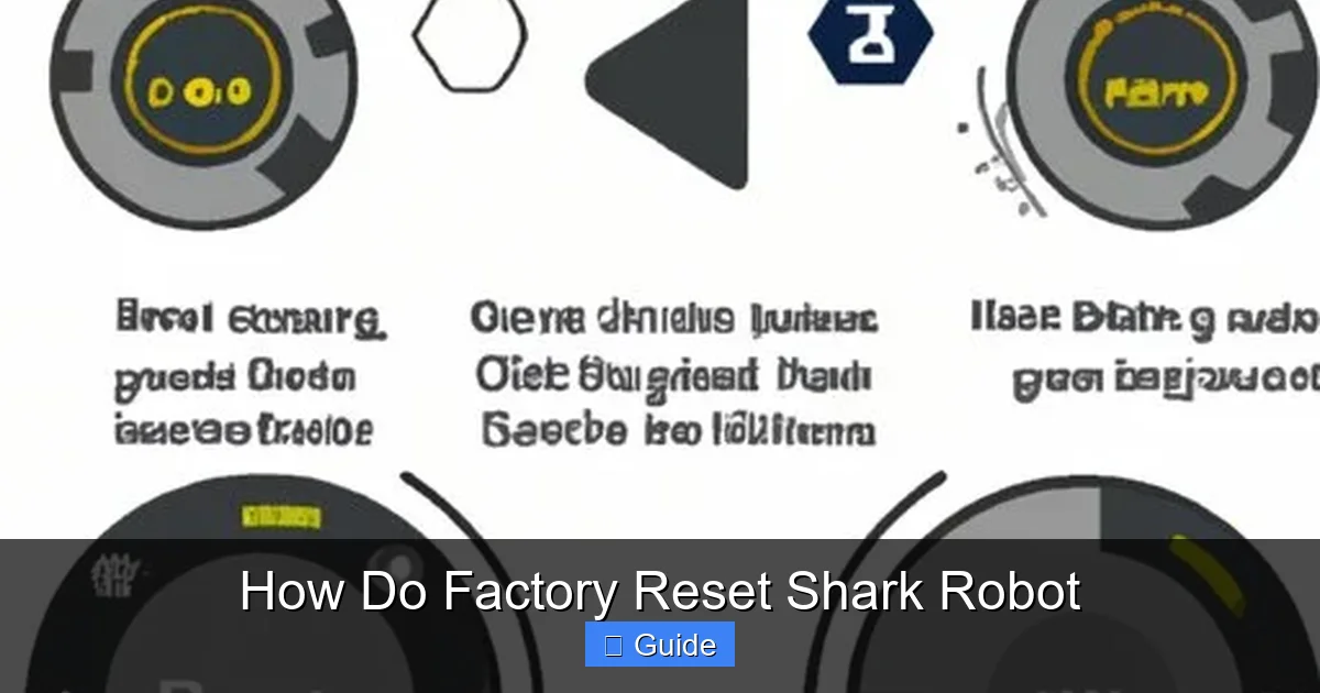 How Do Factory Reset Shark Robot