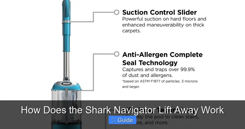 How Does the Shark Navigator Lift Away Work
