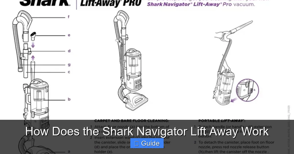 How Does the Shark Navigator Lift Away Work