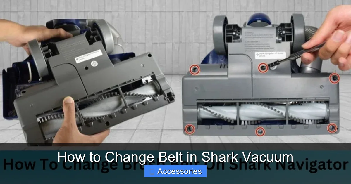 How to Change Belt in Shark Vacuum