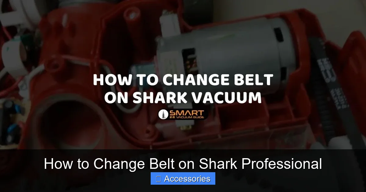 How to Change Belt on Shark Professional