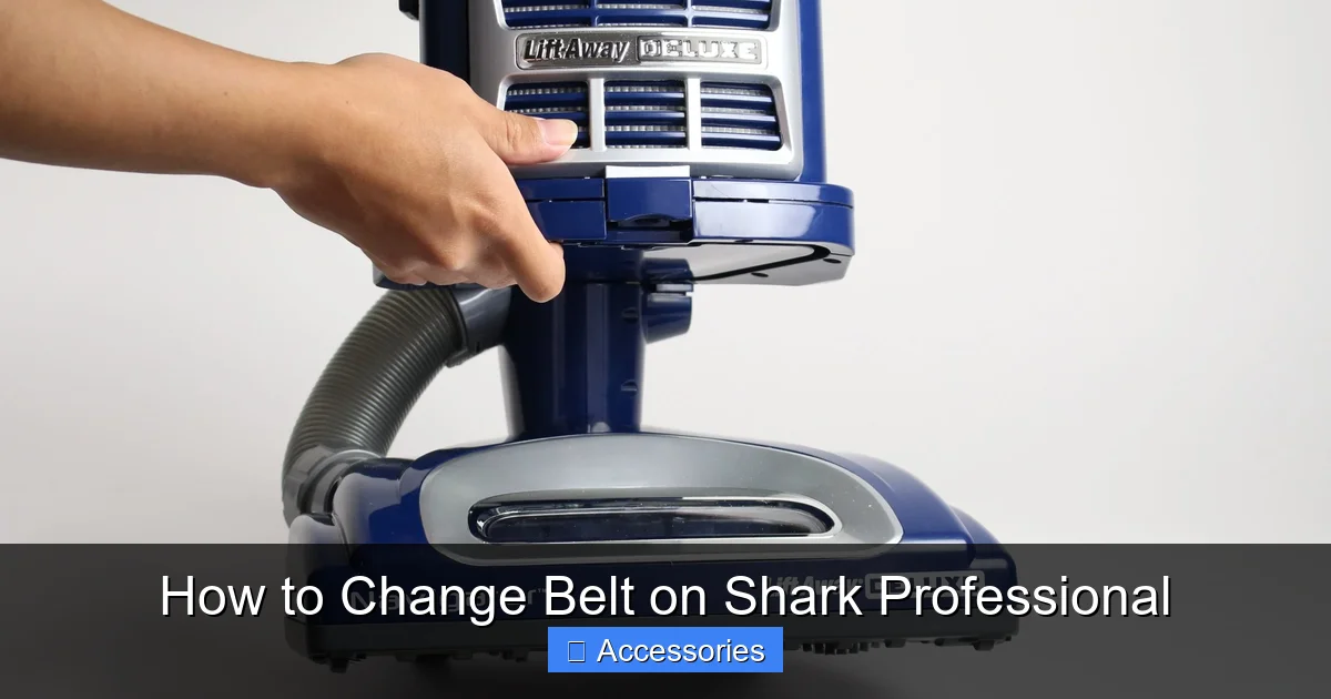 How to Change Belt on Shark Professional
