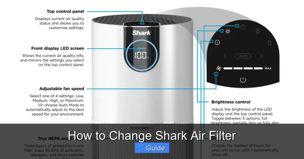 How to Change Shark Air Filter