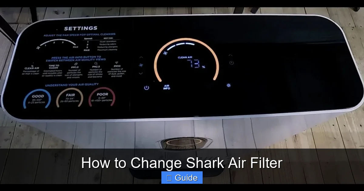 How to Change Shark Air Filter
