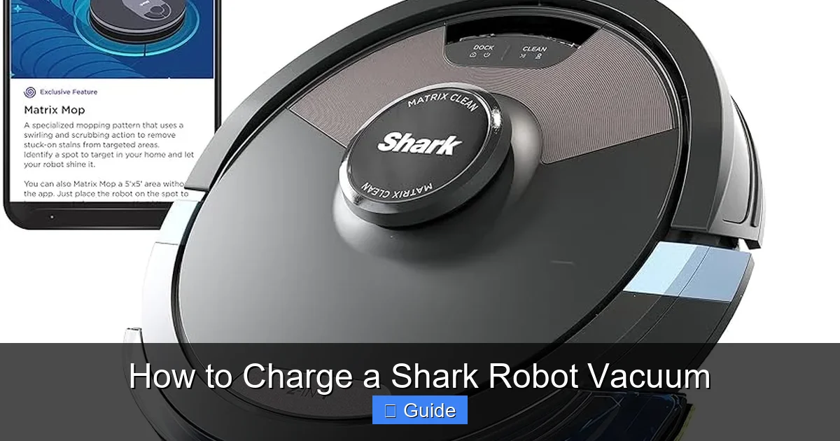 How to Charge a Shark Robot Vacuum