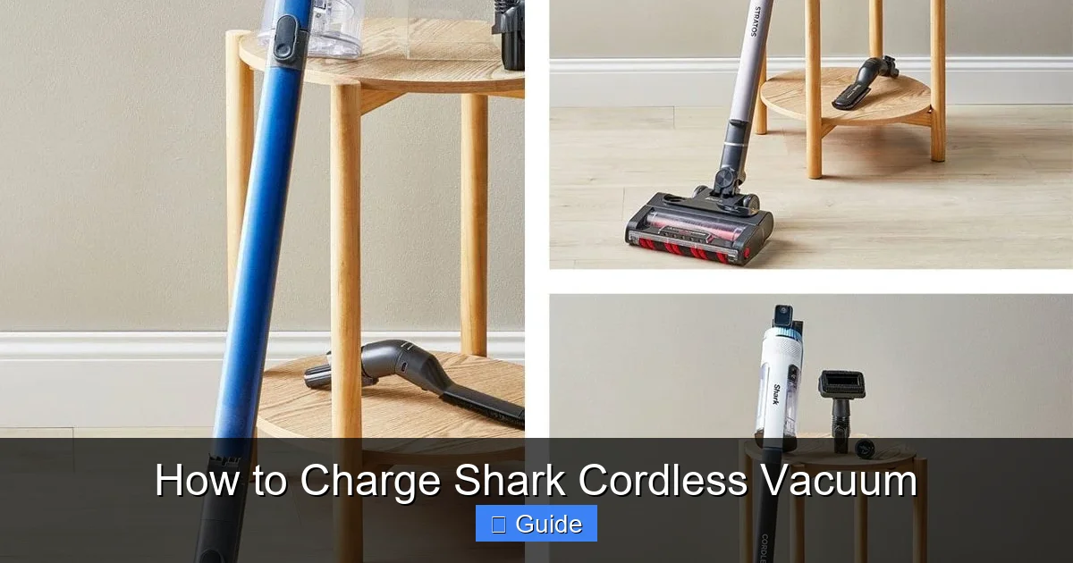 How to Charge Shark Cordless Vacuum