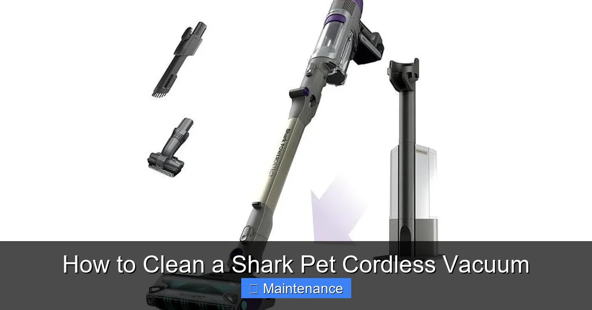 How to Clean a Shark Pet Cordless Vacuum