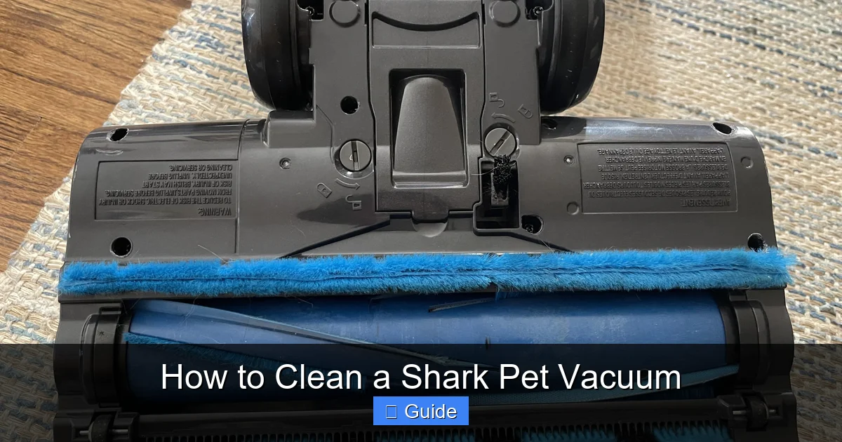How to Clean a Shark Pet Vacuum