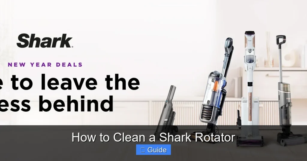 How to Clean a Shark Rotator