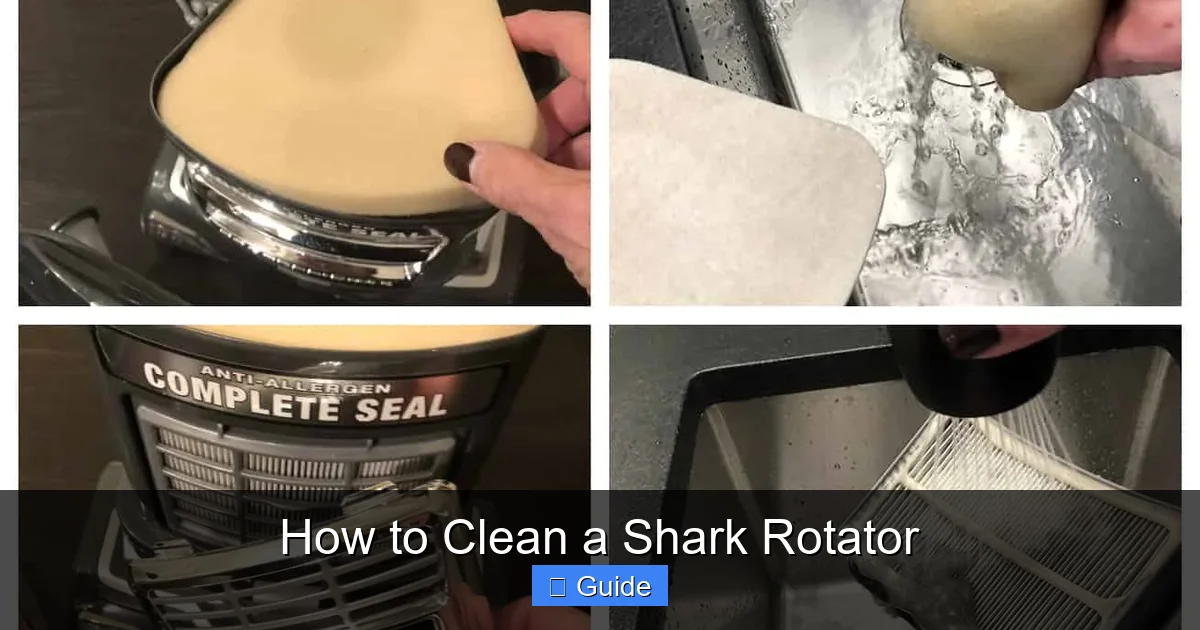 How to Clean a Shark Rotator