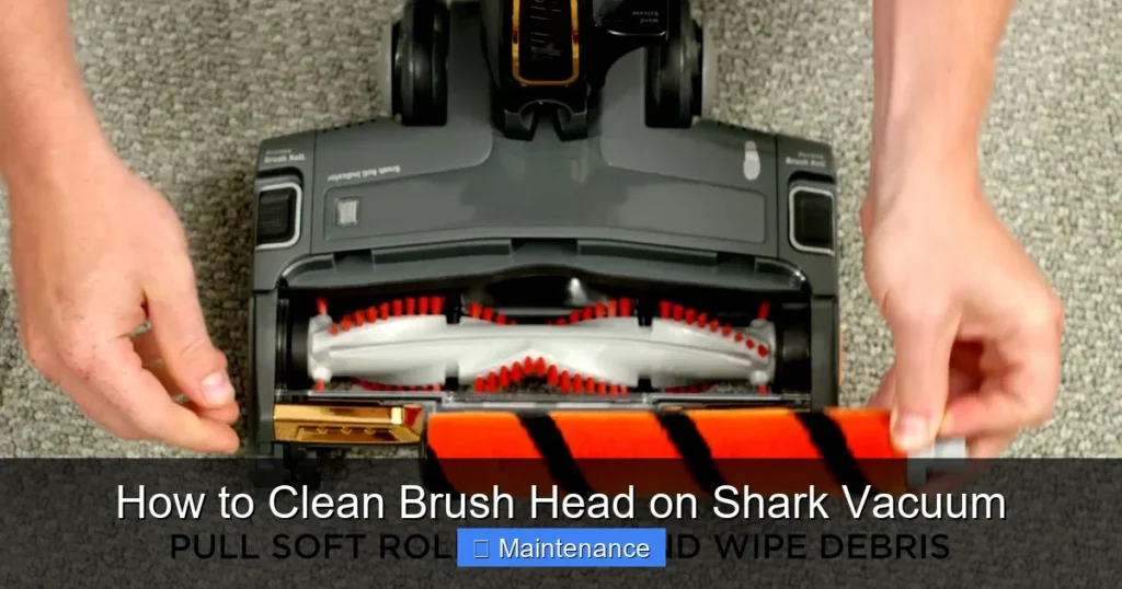 How to Clean Brush Head on Shark Vacuum