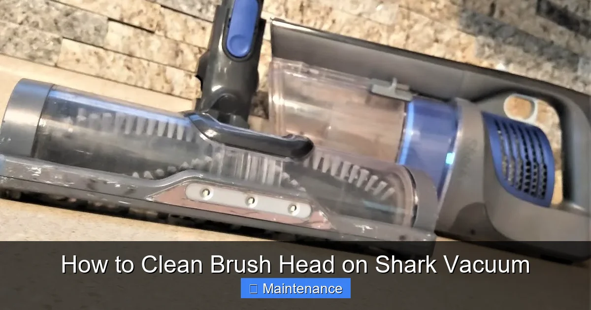 How to Clean Brush Head on Shark Vacuum