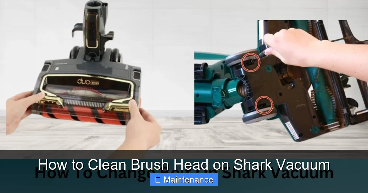 How to Clean Brush Head on Shark Vacuum