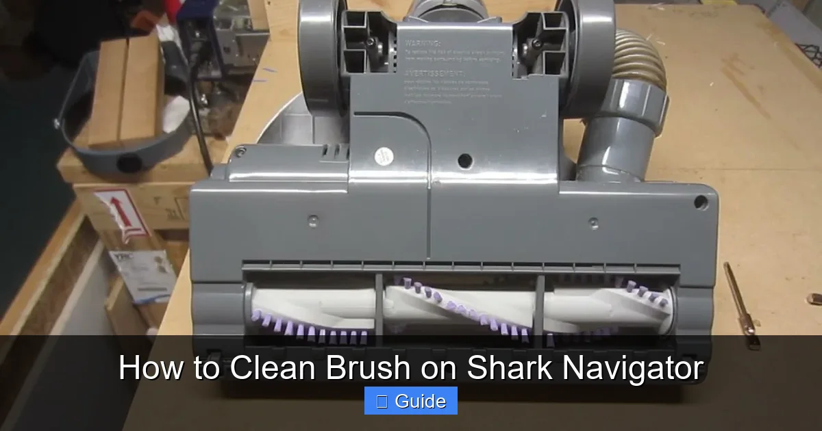 How to Clean Brush on Shark Navigator