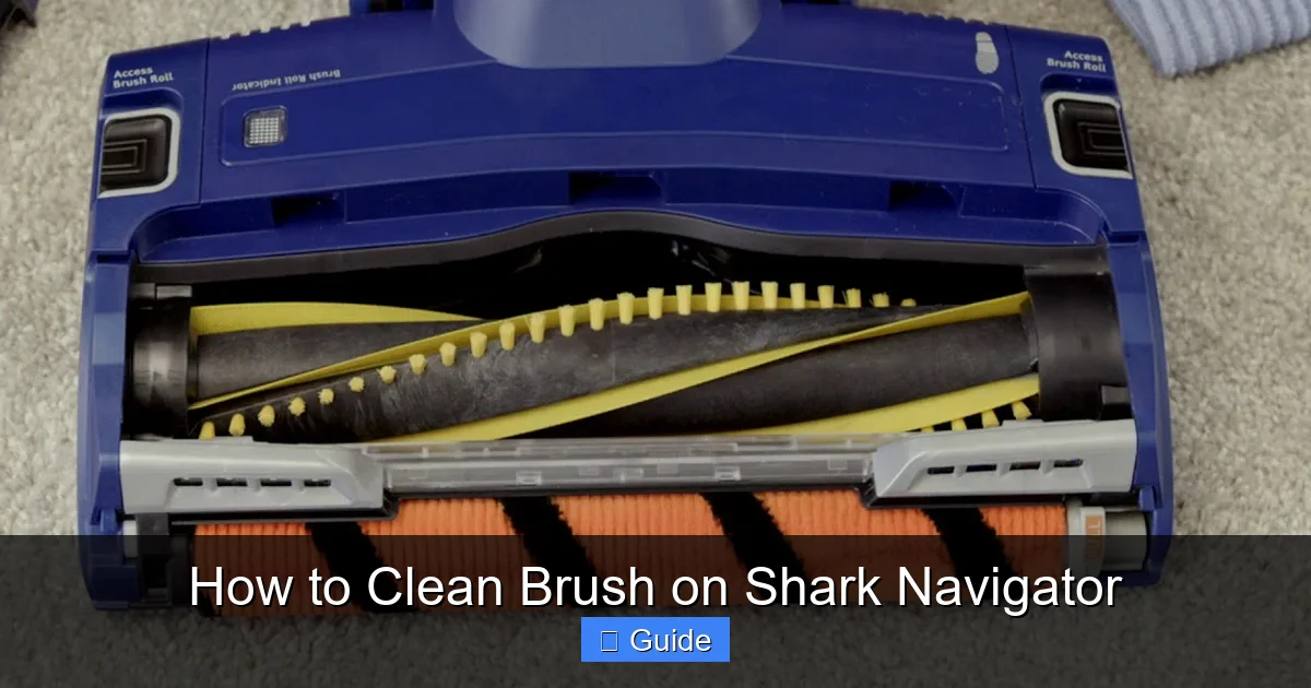 How to Clean Brush on Shark Navigator
