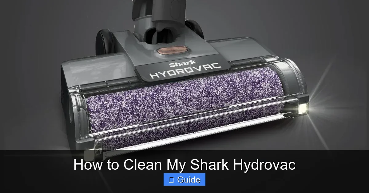 How to Clean My Shark Hydrovac