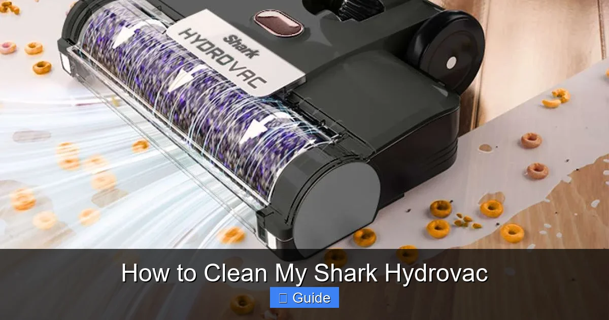 How to Clean My Shark Hydrovac