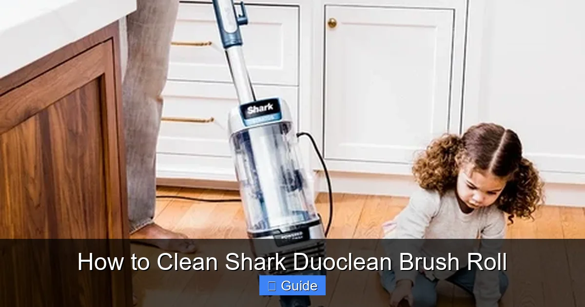 How to Clean Shark Duoclean Brush Roll