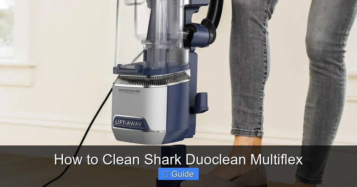 How to Clean Shark Duoclean Multiflex