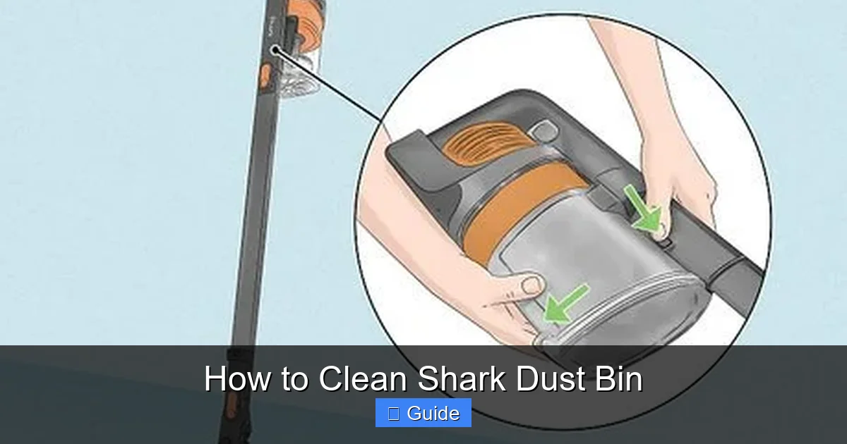 How to Clean Shark Dust Bin