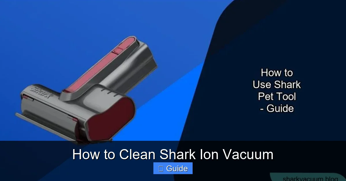 How to Clean Shark Ion Vacuum